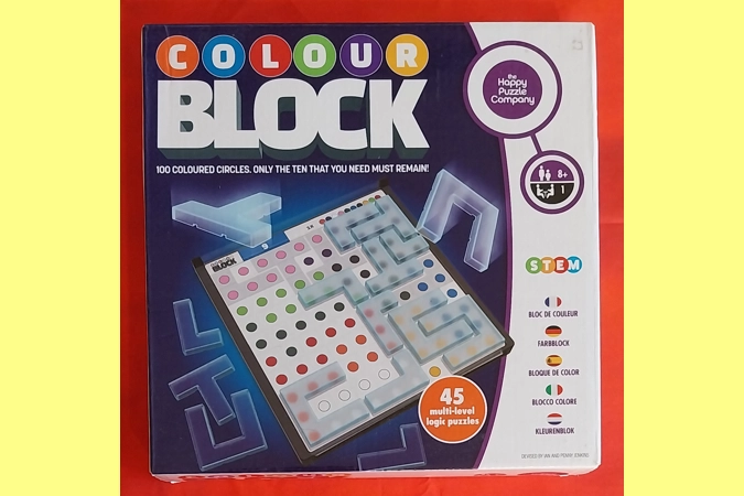 The Happy Puzzle Co. Colour Block Logic Game COMPLETE