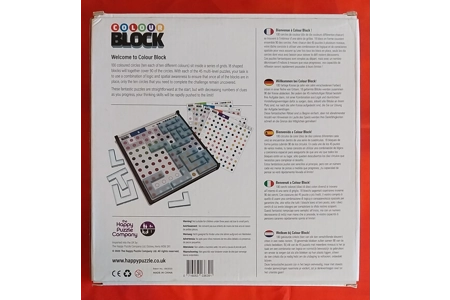 The Happy Puzzle Co. Colour Block Logic Game COMPLETE