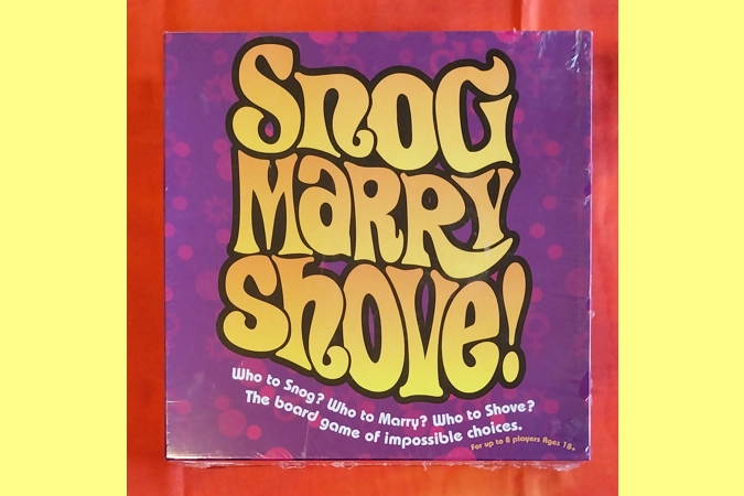 Imagination Entertainment Snog Marry Shove Board Game NEW Imagination Entertainment Snog Marry Shove Board Game NEW