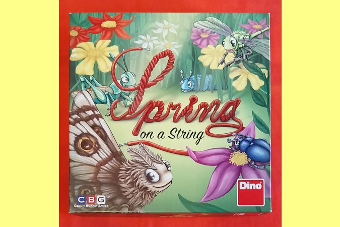 Dino Spring On A String Board Game COMPLETE