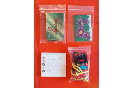 Dino Spring On A String Board Game COMPLETE