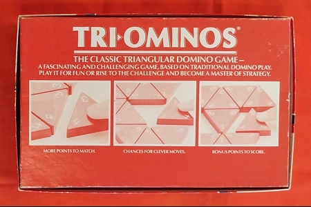 Peter Pan Playthings Tri-Ominoes Vintage (1986) Game COMPLETE