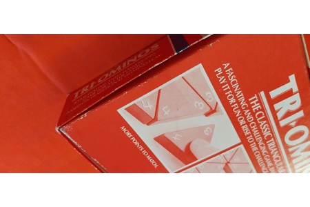 Peter Pan Playthings Tri-Ominoes Vintage (1986) Game COMPLETE