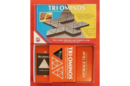 Peter Pan Playthings Tri-Ominoes Vintage (1986) Game COMPLETE