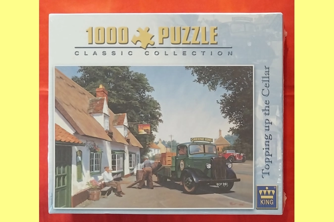 King Classic Collection Topping Up The Cellar 1000 Piece Jigsaw Puzzle NEW King Classic Collection Topping Up The Cellar 1000 Piece Jigsaw Puzzle NEW
