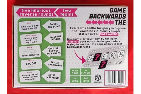 Format Games The Backwards Game COMPLETE