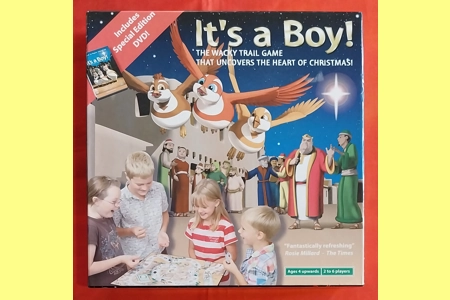 Breakout It's A Boy Christmas Board Game COMPLETE