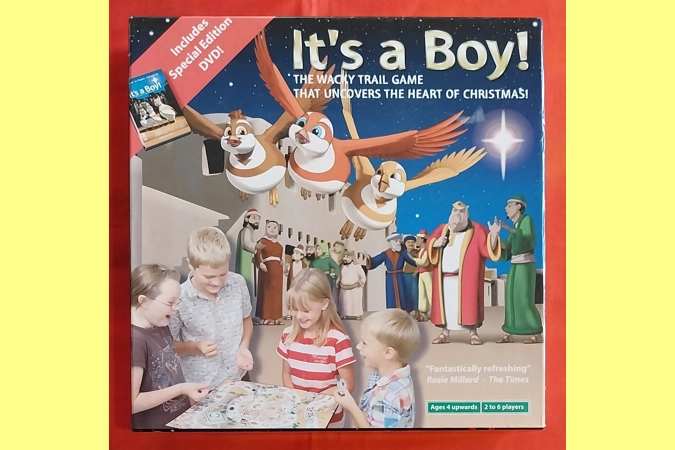 Breakout It's A Boy Christmas Board Game COMPLETE