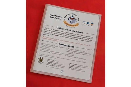 The Wood Games Board Game Cafe Frenzy Kickstarter COMPLETE