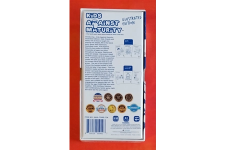 Kids Against Maturity Family Card Game - Illustrated Edition COMPLETE