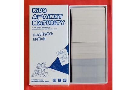 Kids Against Maturity Family Card Game - Illustrated Edition COMPLETE