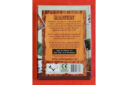 Valley Games Inc. Habitat Card Game COMPLETE
