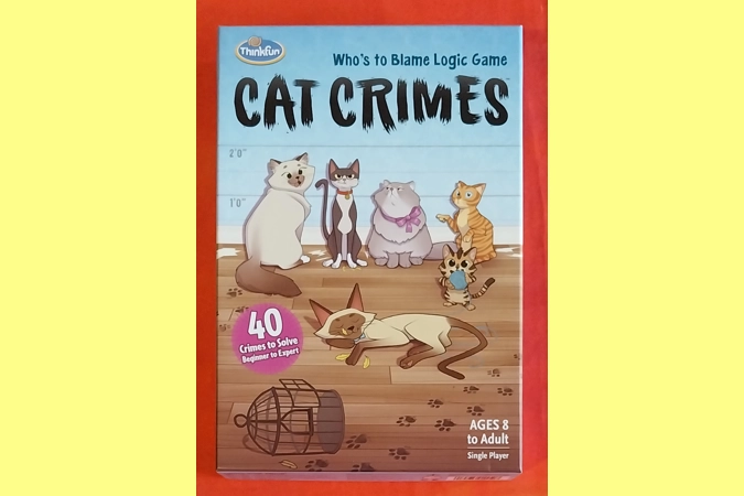 Thinkfun Cat Crimes Single Player Logic Game COMPLETE