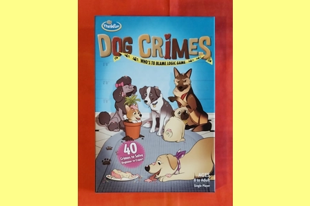 Thinkfun Dog Crimes Logic Board Game COMPLETE