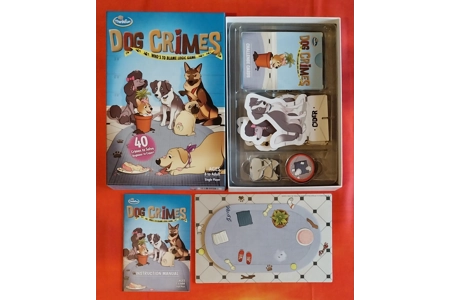 Thinkfun Dog Crimes Logic Board Game COMPLETE Thinkfun Dog Crimes Logic Board Game COMPLETE