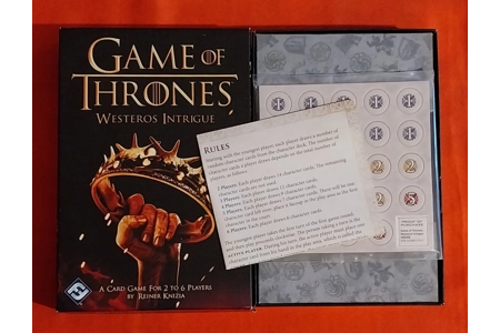 Fantasy Flight Game Of Thrones Westeros Intrigue Card Game COMPLETE Fantasy Flight Game Of Thrones Westeros Intrigue Card Game COMPLETE