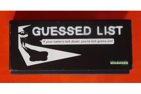 Wildcard Guessed List Card Game COMPLETE Wildcard Guessed List Card Game COMPLETE