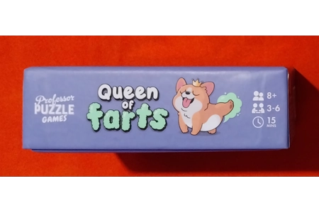 Professor Puzzle Games Queen Of Farts Card Game COMPLETE