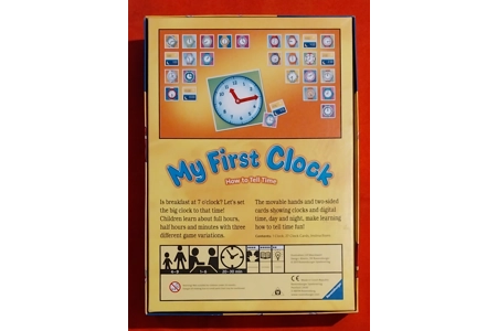 Ravensburger My First Clock Children's Educational Board Game COMPLETE Ravensburger My First Clock Children's Educational Board Game COMPLETE