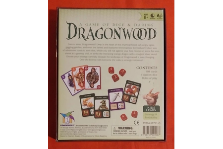 Gamewright Dragonwood Game Of Dice & Daring LIKE NEW