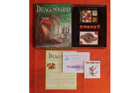 Gamewright Dragonwood Game Of Dice & Daring LIKE NEW