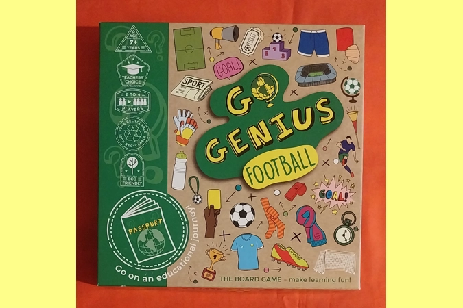 Smart Games Go Genius Football Board Game COMPLETE