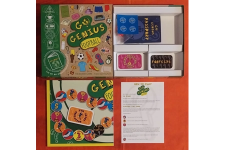 Smart Games Go Genius Football Board Game COMPLETE