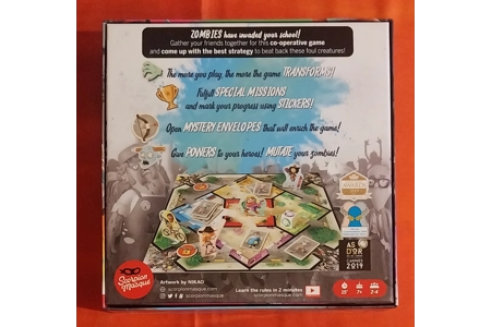 Scorpion Masque Zombie Kids Evolution Board Game PLAYABLE