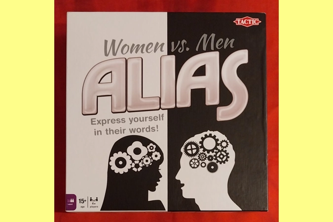 Tactic Women Vs. Men Word Board Game COMPLETE