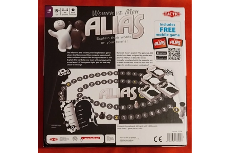 Tactic Women Vs. Men Word Board Game COMPLETE