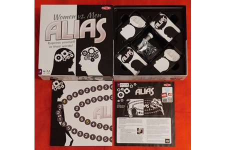 Tactic Women Vs. Men Word Board Game COMPLETE