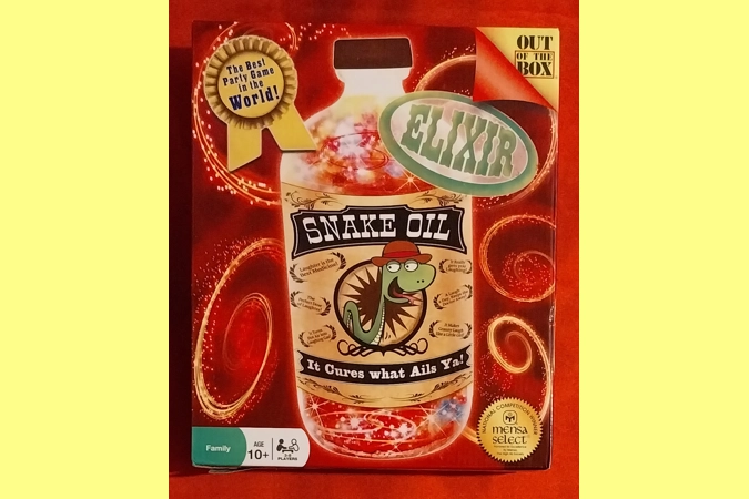 Out Of The Box Snake Oil Card Game LIKE NEW