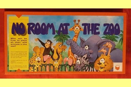 Big Box No Room At The Zoo Vintage Board Game COMPLETE