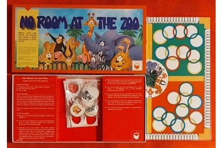 Big Box No Room At The Zoo Vintage Board Game COMPLETE