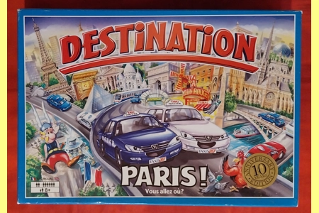 Destination Paris! Award Winning Board Game PLAYABLE