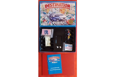 Destination Paris! Award Winning Board Game PLAYABLE