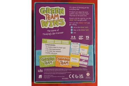 Goliath Green Team Wins Card Game COMPLETE Goliath Green Team Wins Card Game COMPLETE