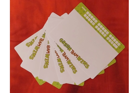 Goliath Green Team Wins Card Game COMPLETE Goliath Green Team Wins Card Game COMPLETE