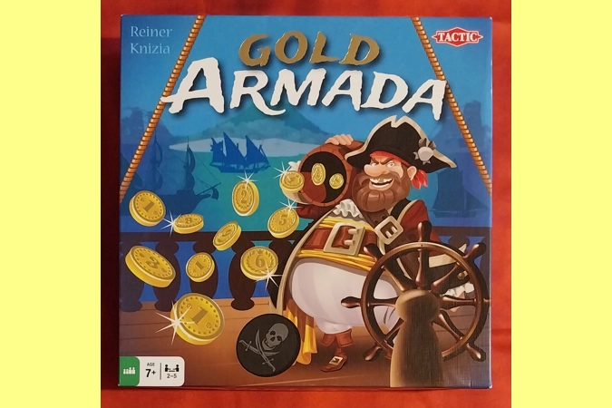 Tactic Gold Armada Board Game COMPLETE