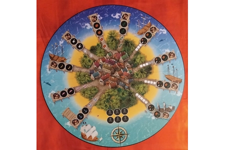 Tactic Gold Armada Board Game COMPLETE