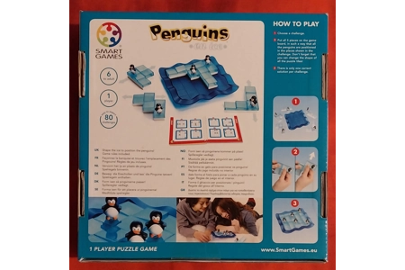 Smart Games Penguins On Ice Single Player Logic Puzzle Game COMPLETE