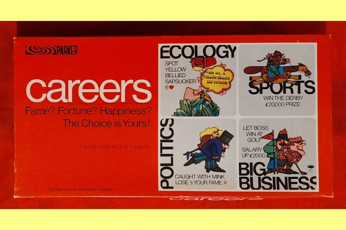 Parker Careers Vintage (1971) Board Game PLAYABLE