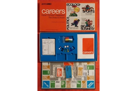 Parker Careers Vintage (1971) Board Game PLAYABLE