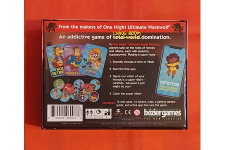 Bezier Games One Night Ultimate Super Heroes Card Game COMPLETE Bezier Games One Night Ultimate Super Heroes Card Game COMPLETE