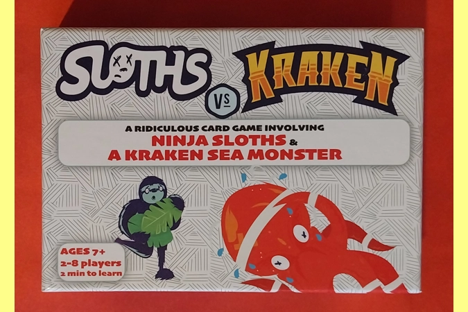 More Or Less Games Sloths VS Kraken Card Game COMPLETE