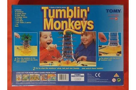 Tomy Tumblin' Monkeys Game Of Skill & Action NEW Tomy Tumblin' Monkeys Game Of Skill & Action NEW