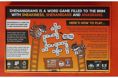 Happy Yeti Games Shenanigrams Mega Mischievous Word Game COMPLETE
