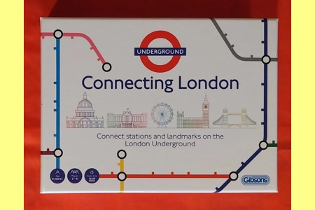 Gibsons Connecting London Underground Train Board Game COMPLETE