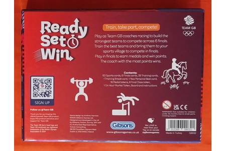 Gibsons Ready Set Win Team GB Olympic Board Game COMPLETE