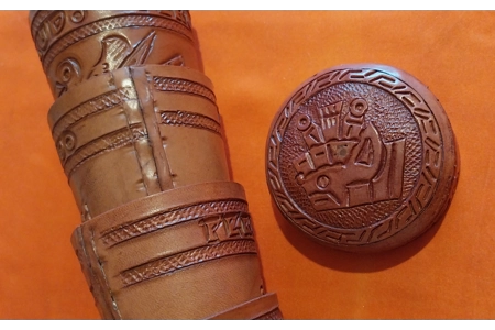 Perudo Game of Liars Dice Of The Andes Handmade Leather Cups COMPLETE